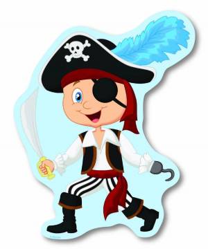 Раскраска пираты для детей #3 #440669