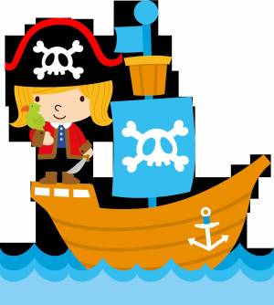Раскраска пираты для детей #17 #440683