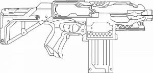 Раскраска пистолеты для мальчиков #31 #441054