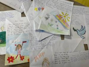 Раскраска письмо солдату от дошкольников #4 #441161