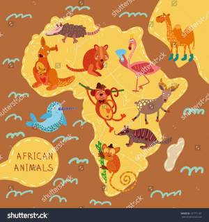 Раскраска плакат африканское сафари #31 #441833