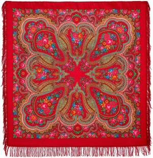 Раскраска платок павлопосадский для детей #2 #442504