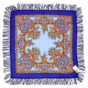 Раскраска платок павлопосадский для детей #5 #442507