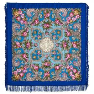Раскраска платок павлопосадский для детей #8 #442510