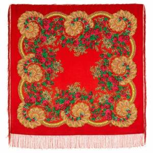 Раскраска платок павлопосадский для детей #16 #442518