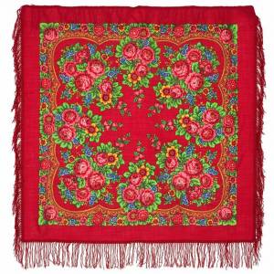 Раскраска платок павлопосадский для детей #24 #442526