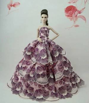 Раскраска платья для куклы самые красивые #7 #442807