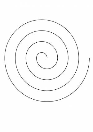 Раскраска по кругу спиралью создать #21 #443998