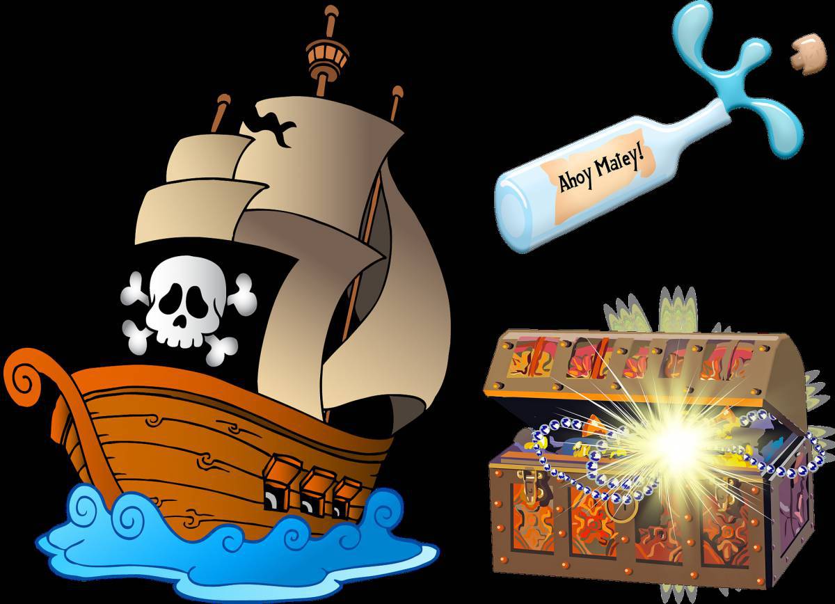 Пиратский корабль для детей #6