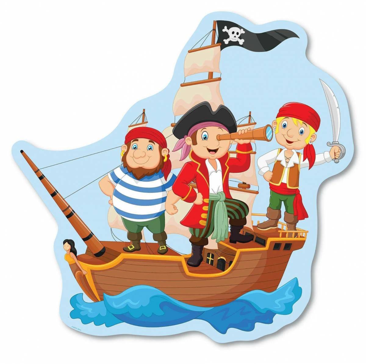 Пиратский корабль для детей #25