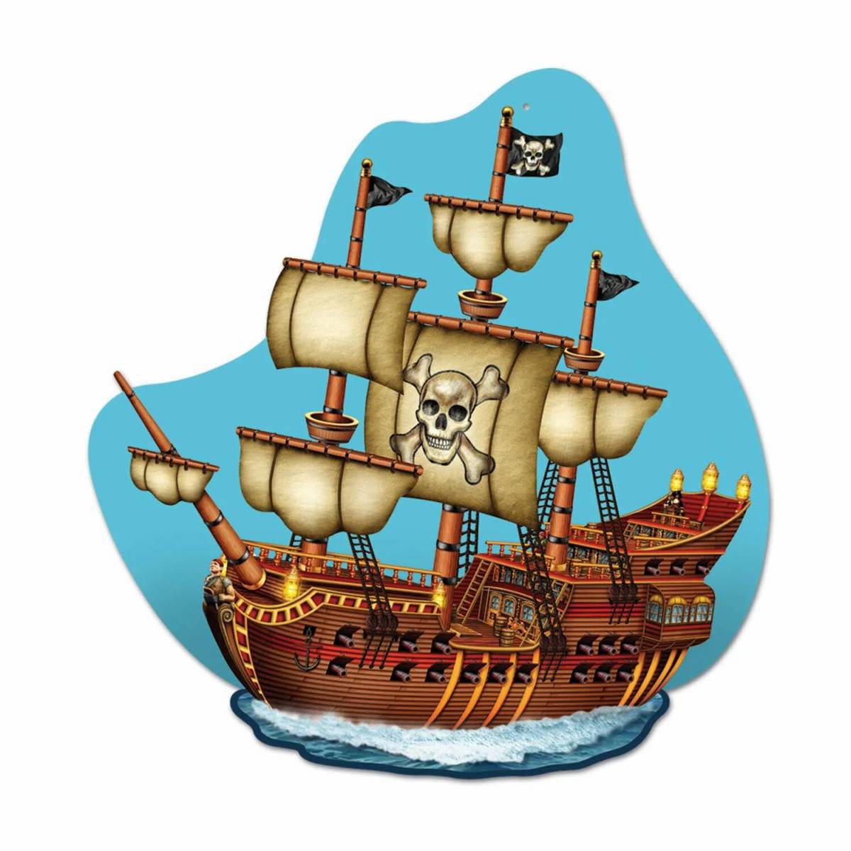 Пиратский корабль для детей #36