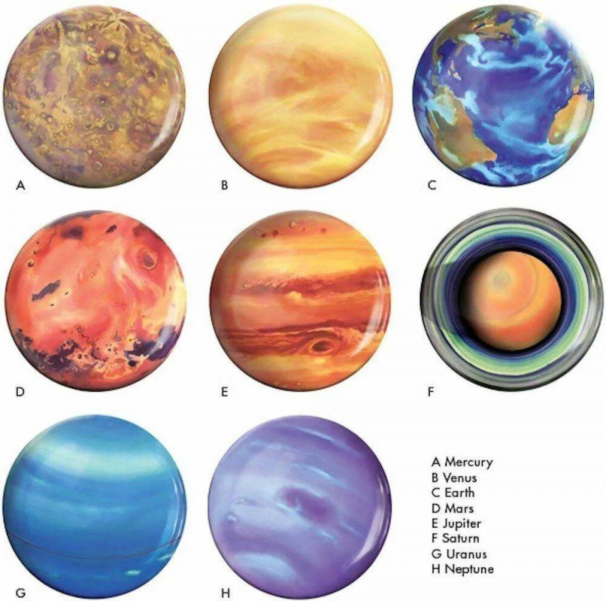 Каким цветом раскрасить планеты. Планеты Юпитер Марс. Цвета планет. Планеты солнечной системы цвета.