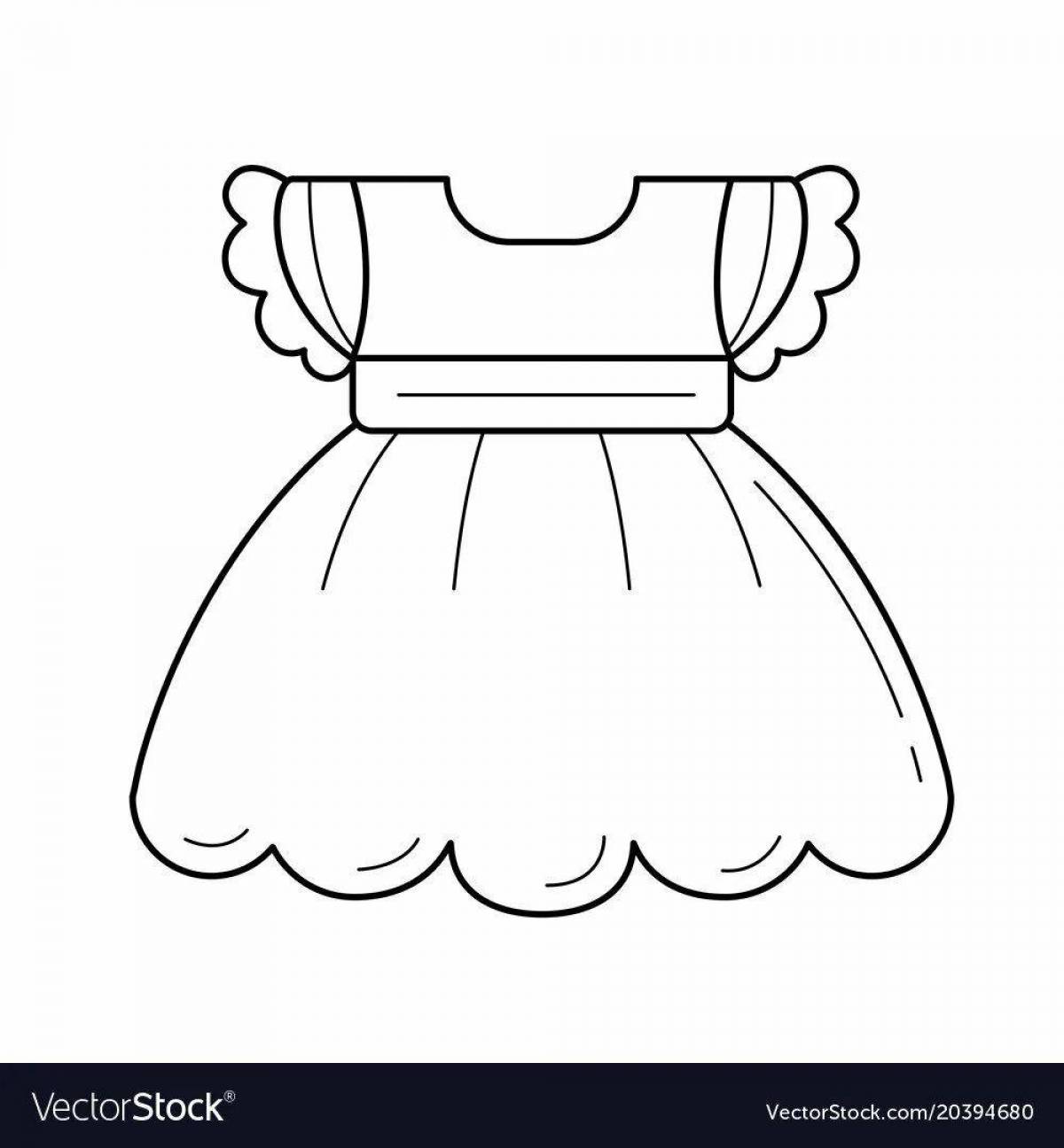 Платье для куклы для детей 2 3 лет #5