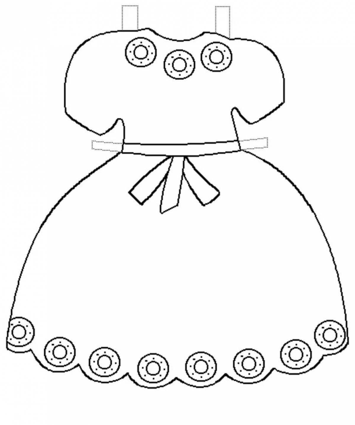 Платье для куклы для детей 2 3 лет #9