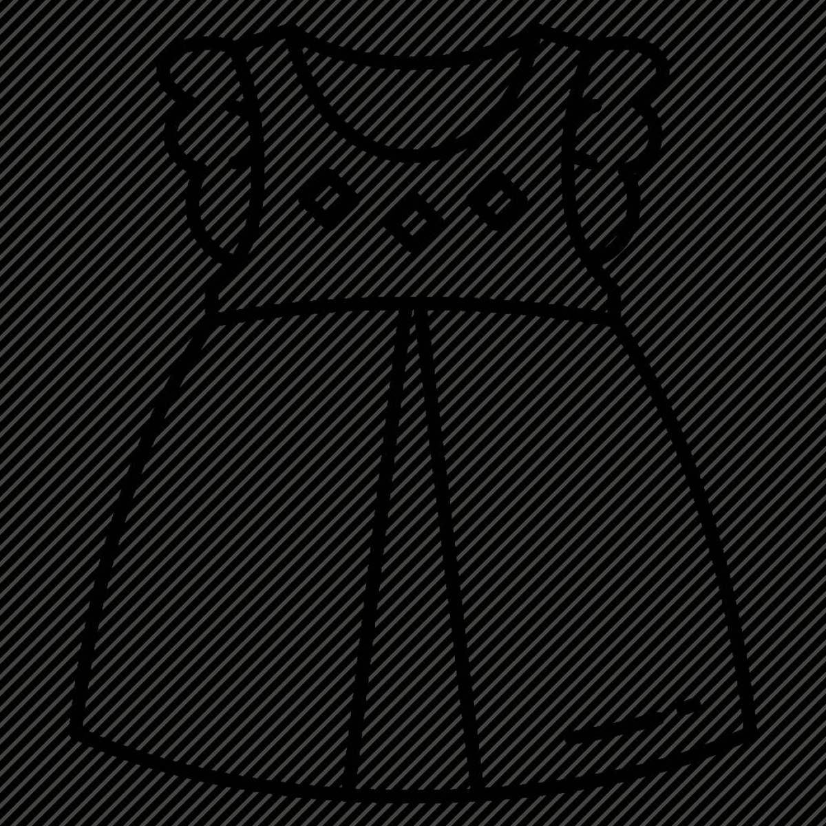 Платье для куклы для детей 2 3 лет #33