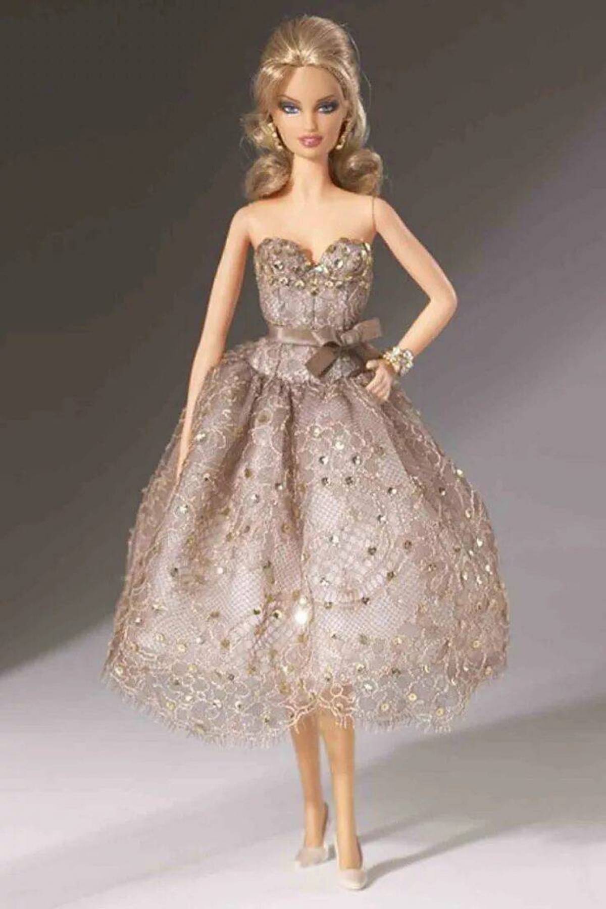 Платья для куклы самые красивые #24