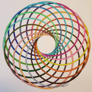 Раскраска по кругу спиралью создать #29 #444006