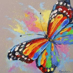 Раскраска по номерам бабочка #33 #444516