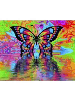 Раскраска по номерам бабочка #37 #444520