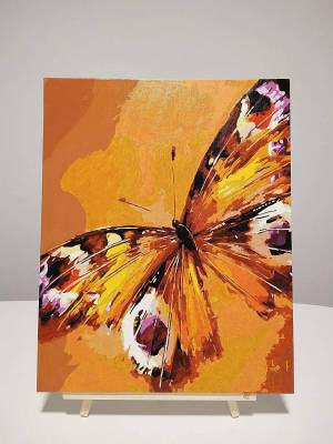 Раскраска по номерам бабочка #38 #444521