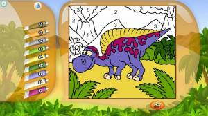 Раскраска по номерам динозавры #6 #444973
