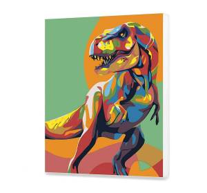 Раскраска по номерам динозавры #16 #444983