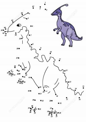 Раскраска по номерам динозавры #28 #444995