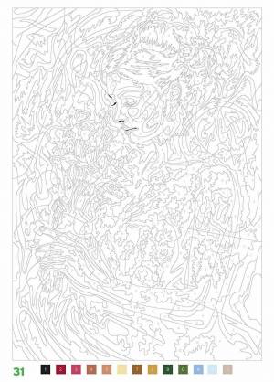 Раскраска по номерам для всех взрослых сложные #20 #445100