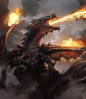 Раскраска по номерам дракон #21 #445912