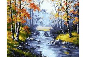 Раскраска по номерам природа #25 #447027