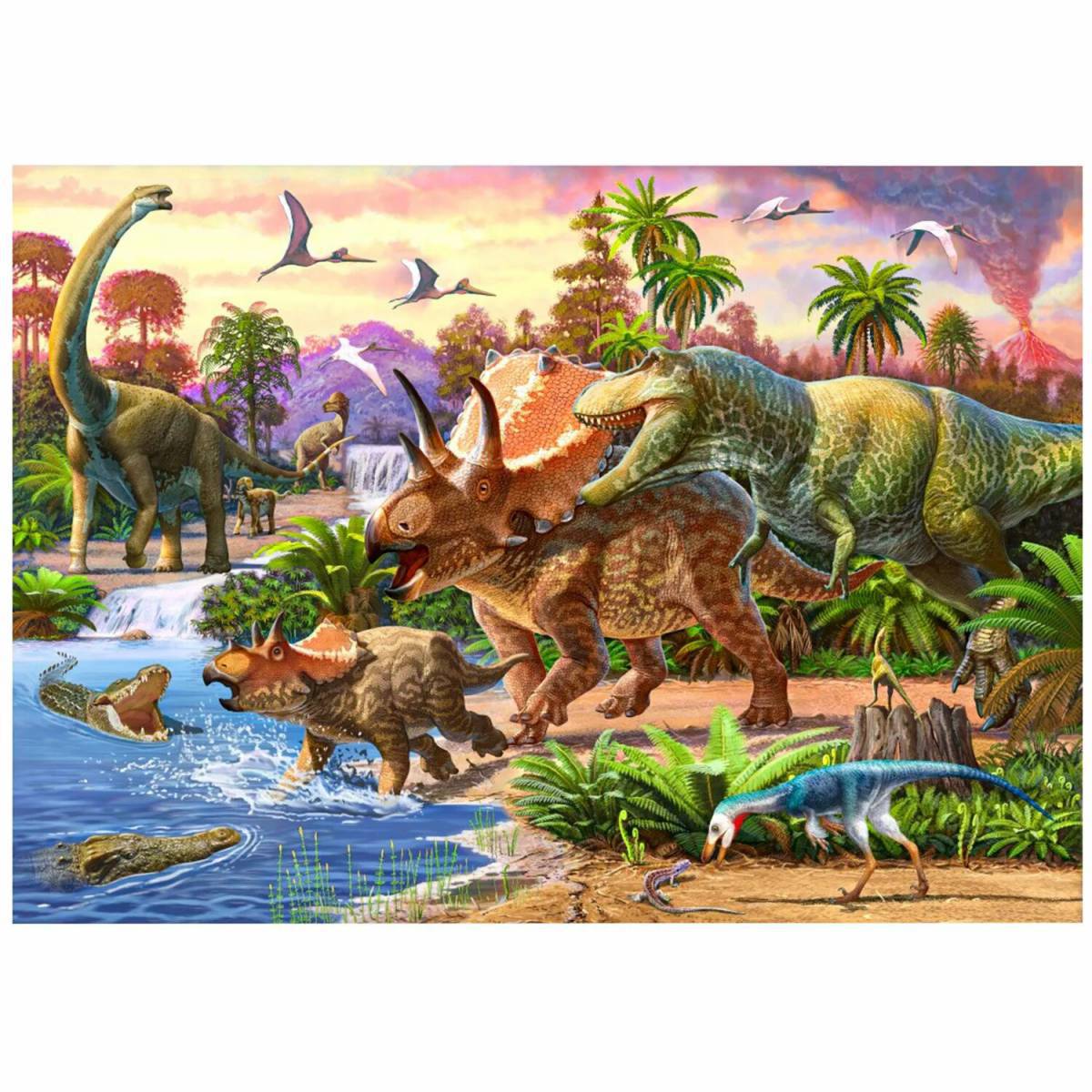 По номерам динозавры #38