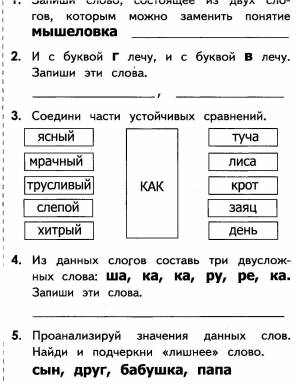 Раскраска по русскому языку 3 класс с заданиями #25 #448762