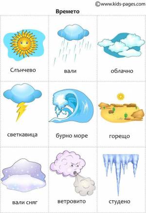 Раскраска погода для детей #5 #450643