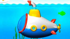 Раскраска подводная лодка для детей #19 #451018