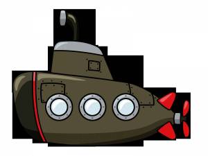 Раскраска подводная лодка для детей 5 6 лет #3 #451028