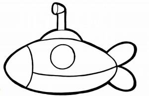 Раскраска подводная лодка для детей 5 6 лет #9 #451034