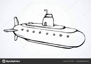 Раскраска подводная лодка для детей 5 6 лет #17 #451042