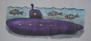 Раскраска подводная лодка для детей 5 6 лет #31 #451056