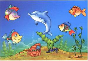 Раскраска подводный мир для детей 3 4 лет #11 #451114