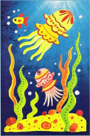 Раскраска подводный мир для детей 3 4 лет #32 #451135