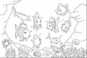Раскраска подводный мир для детей 4 5 лет #23 #451165