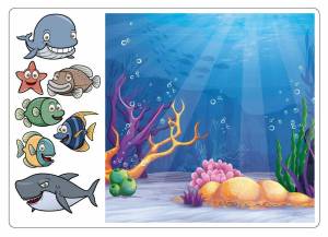 Раскраска подводный мир для детей 4 5 лет #38 #451180