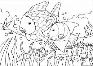 Раскраска подводный мир для детей 5 6 лет #4 #451185