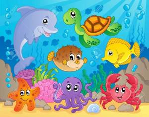 Раскраска подводный мир для детей 5 6 лет #5 #451186