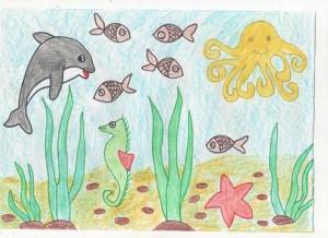 Раскраска подводный мир для детей 5 6 лет #33 #451214