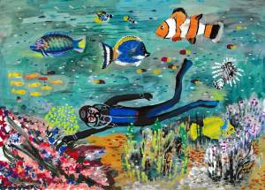 Раскраска подводный мир для детей 6 7 лет #22 #451242