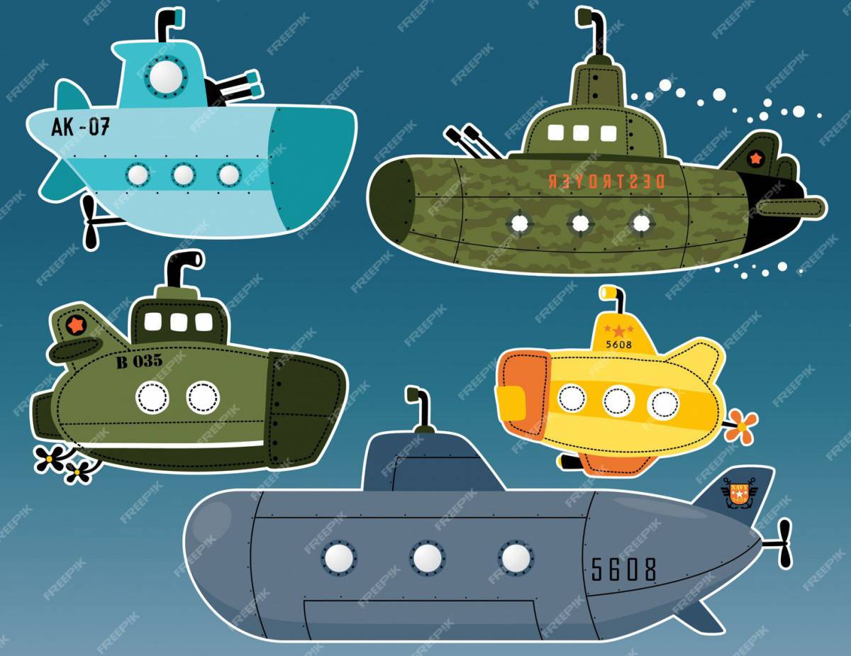 Подводная лодка для детей #11