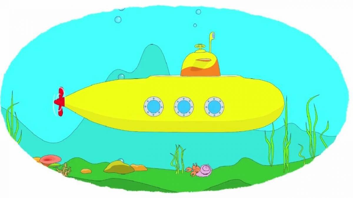 Подводная лодка для детей #18