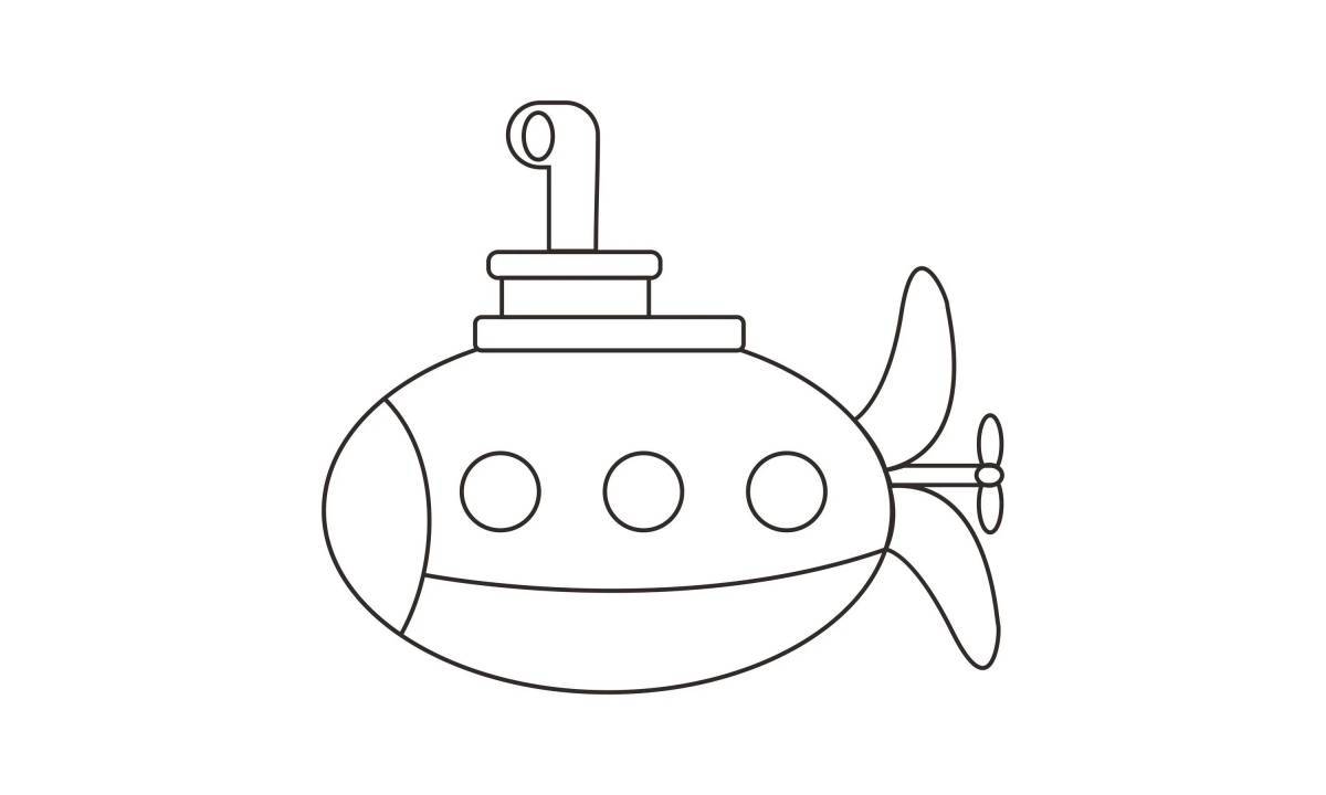 Подводная лодка для детей 5 6 лет #14