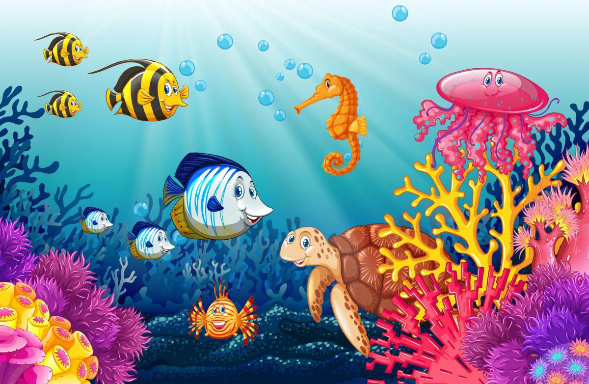 Подводный мир для детей 3 4 лет #3